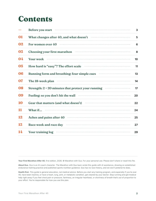 A page from the guide